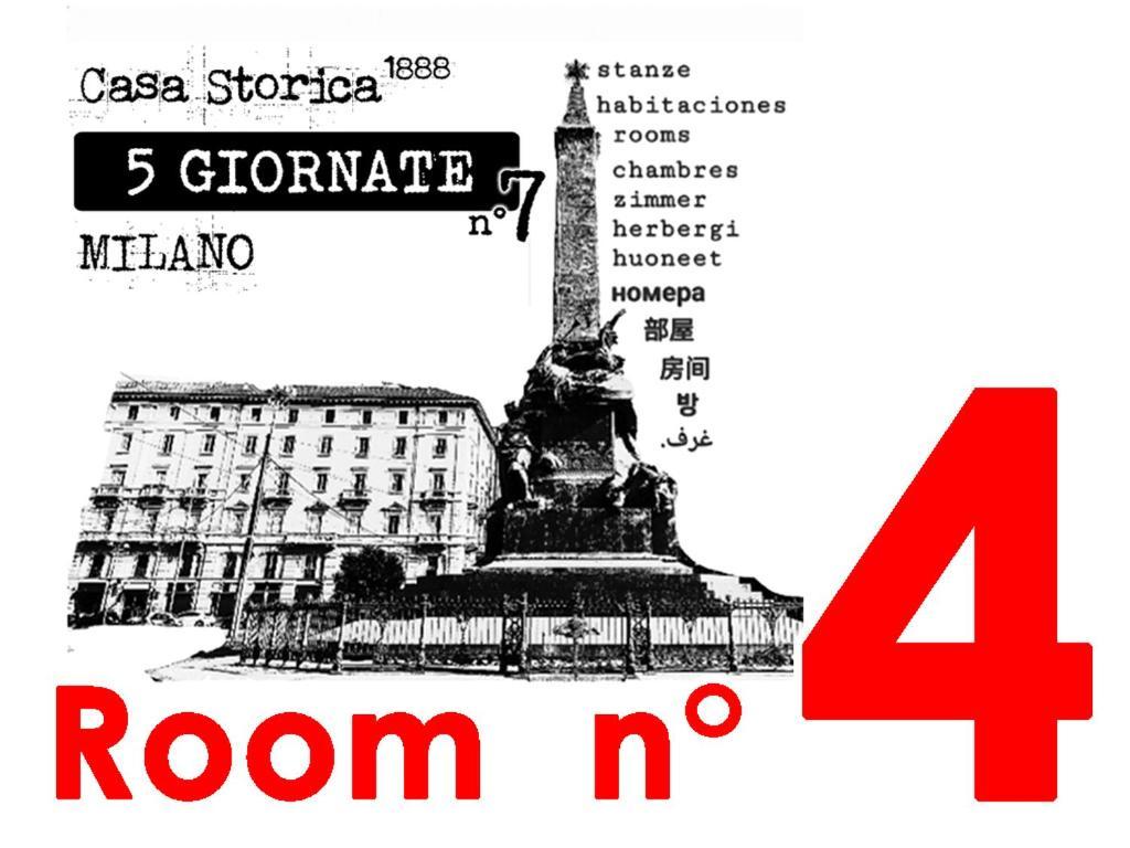 Hotel Casa Storica Piazza 5 Giornate Mailand Zimmer foto